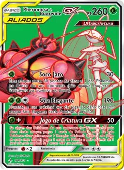 Pheromosa e Buzzwole GX 191 Elos Inquebráveis