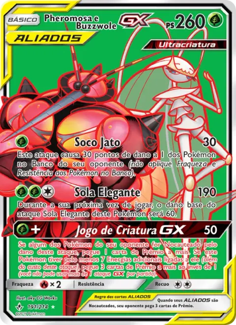 Pheromosa e Buzzwole GX 191/214