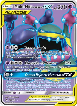 Muk e Muk de Alola GX 196 Elos Inquebráveis