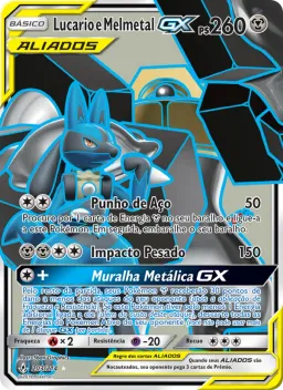 Lucario e Melmetal GX 203 Elos Inquebráveis