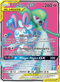 Gardevoir e Sylveon GX 204 Elos Inquebráveis