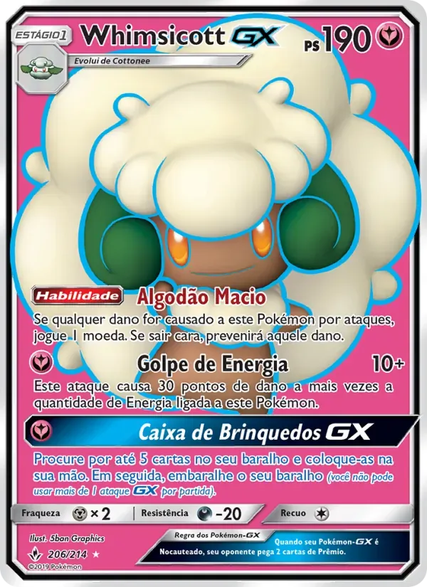 Whimsicott GX 206/214 Elos Inquebráveis