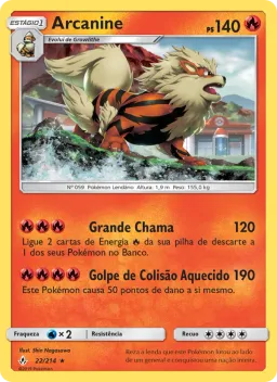Arcanine 22 Elos Inquebráveis