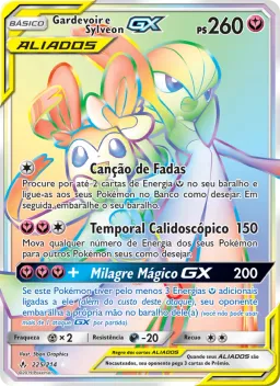 Gardevoir e Sylveon GX 225 Elos Inquebráveis