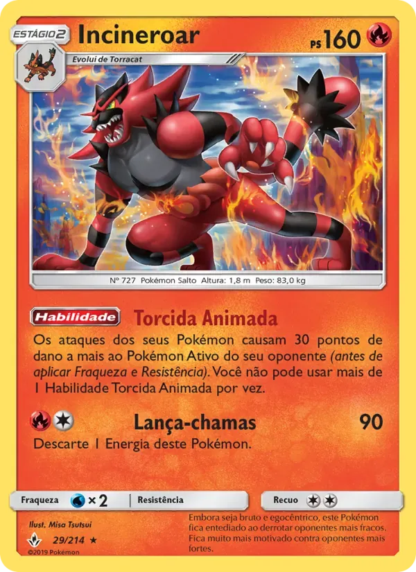 Incineroar 29/214 Elos Inquebráveis