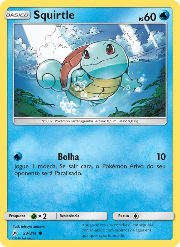 Squirtle 33/214 Elos Inquebráveis