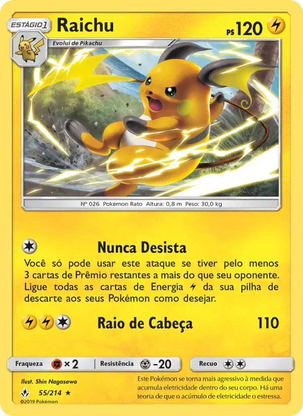 Raichu 55/214 Elos Inquebráveis
