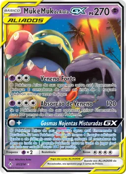 Muk e Muk de Alola GX 61 Elos Inquebráveis