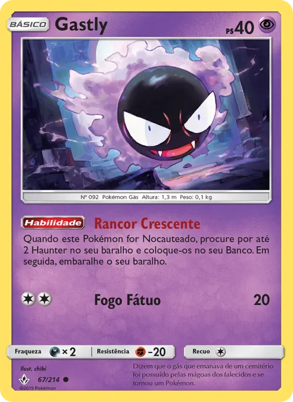 Gastly 67/214 Elos Inquebráveis