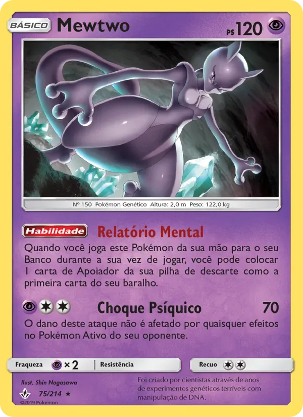 Mewtwo 75/214 Elos Inquebráveis