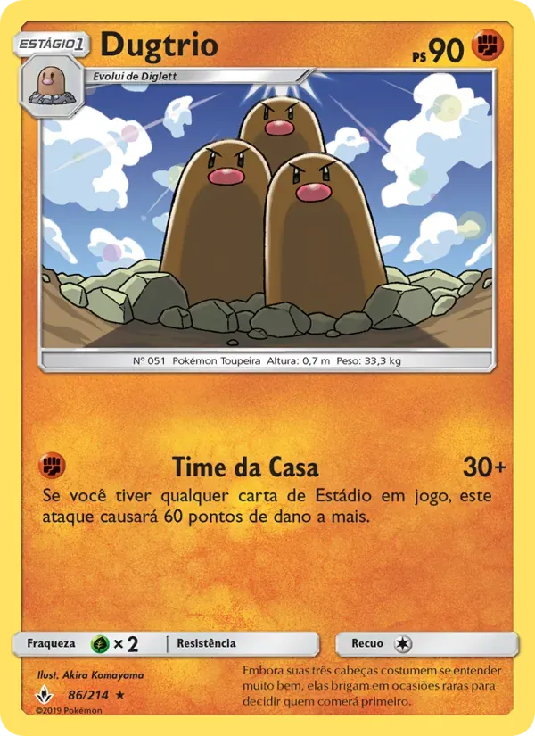 Dugtrio 86/214 Elos Inquebráveis