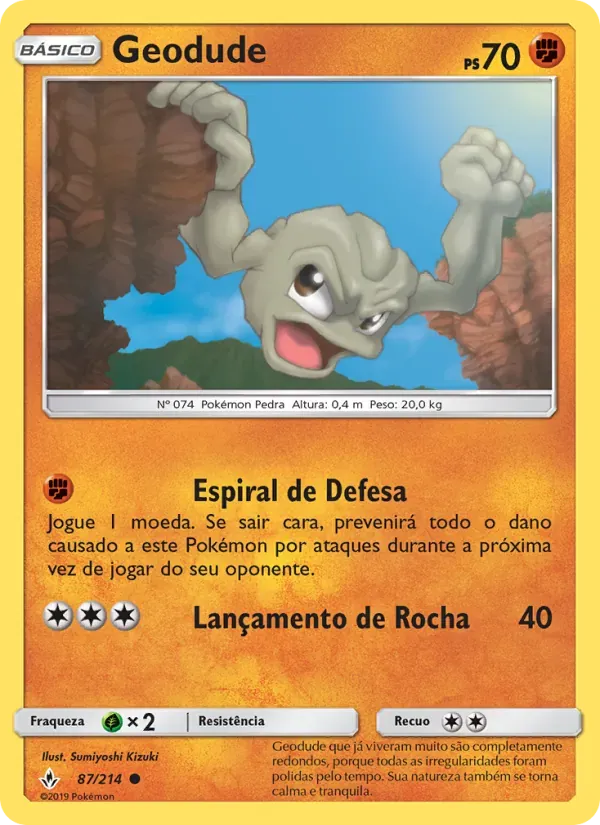 Geodude 87/214 Elos Inquebráveis