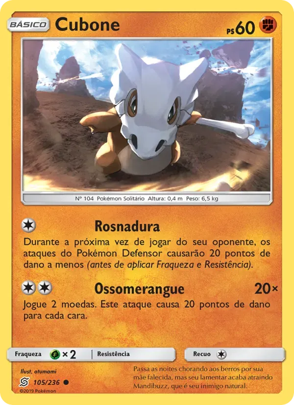 Cubone 105/236 Sintonia Mental 