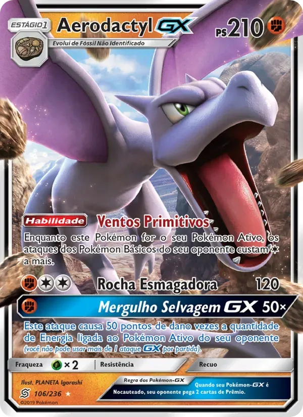 Aerodactyl GX 106/236 Sintonia Mental 