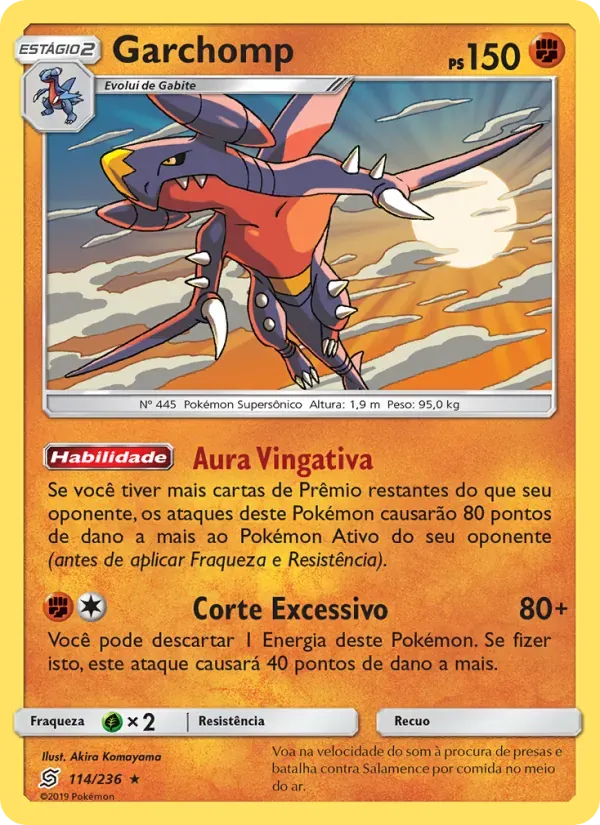 Garchomp 114/236 Sintonia Mental 