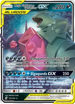 Mega Sableye e Tyranitar GX 126 Sintonia Mental