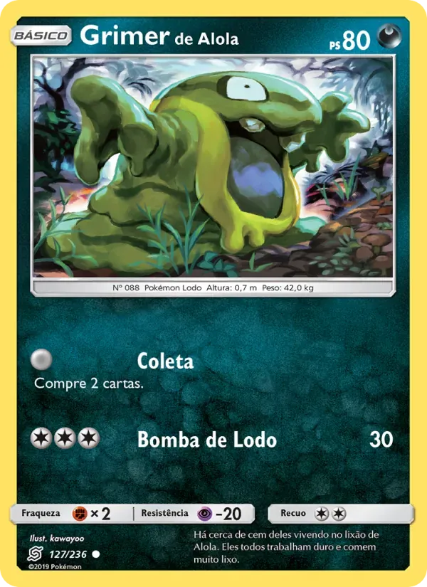 Grimer de Alola 127/236 Sintonia Mental 