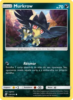 Murkrow 128 Sintonia Mental 