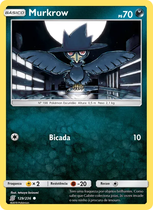 Murkrow 129/236 Sintonia Mental 