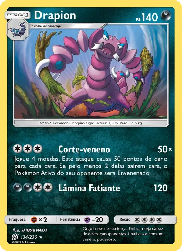 Drapion 134/236 Sintonia Mental