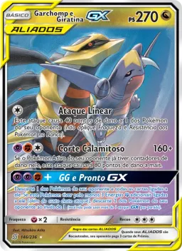 Garchomp e Giratina GX 146 Sintonia Mental 