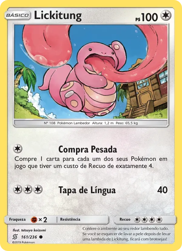 Lickitung 161/236 Sintonia Mental
