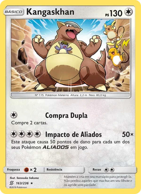 Kangaskhan 163/236 Sintonia Mental 