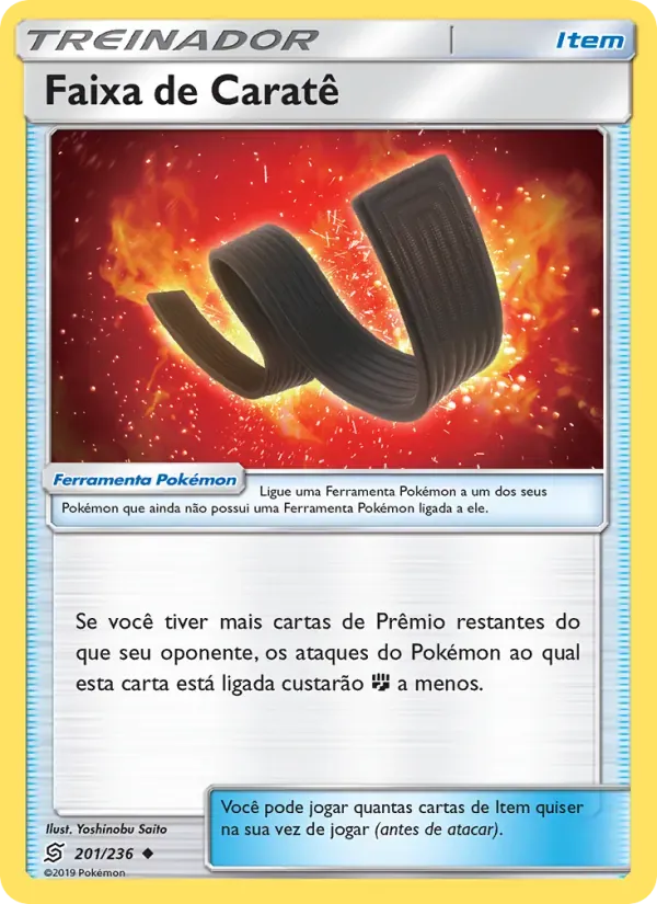Faixa de Caratê 201/236 Sintonia Mental 