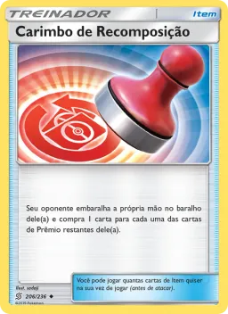 Carimbo de Recomposição 206 Sintonia Mental