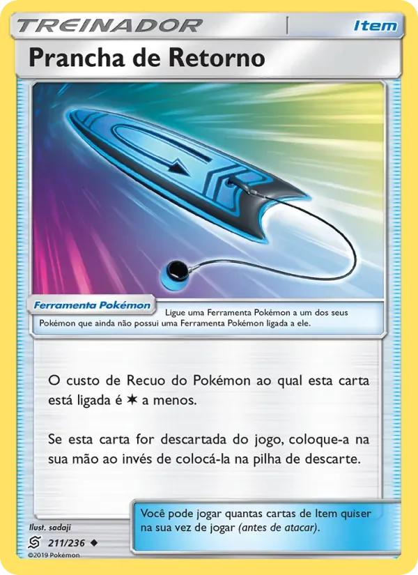Prancha de Retorno 211/236 Sintonia Mental