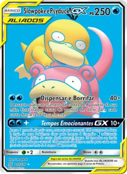 Slowpoke e Psyduck GX 217 Sintonia Mental 