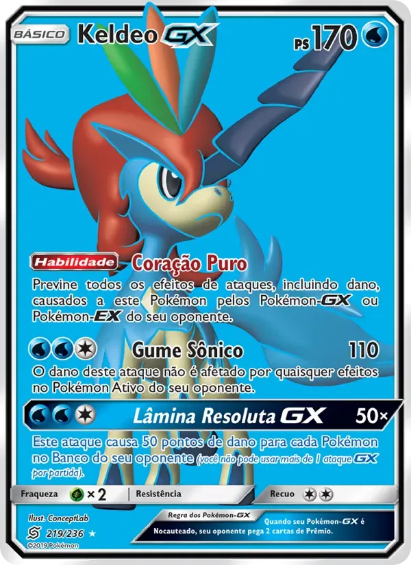Keldeo GX 219/236 Sintonia Mental 