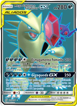 Mega Sableye e Tyranitar GX 225 Sintonia Mental
