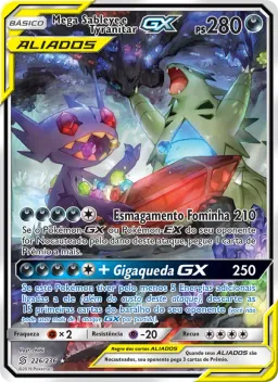 Mega Sableye e Tyranitar GX 226 Sintonia Mental