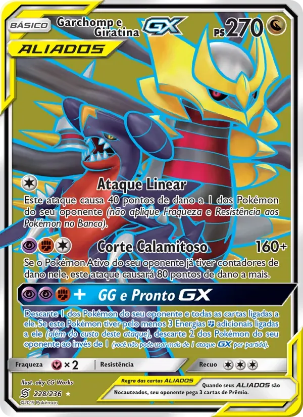 Garchomp e Giratina GX 228/236 Sintonia Mental 