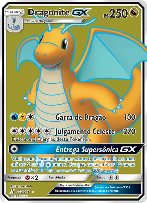 Dragonite GX 229/236 Sintonia Mental