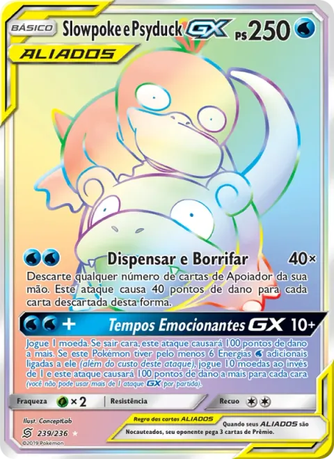 Slowpoke e Psyduck GX 239/236