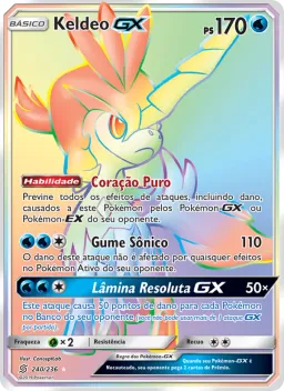 Keldeo GX 240 Sintonia Mental 