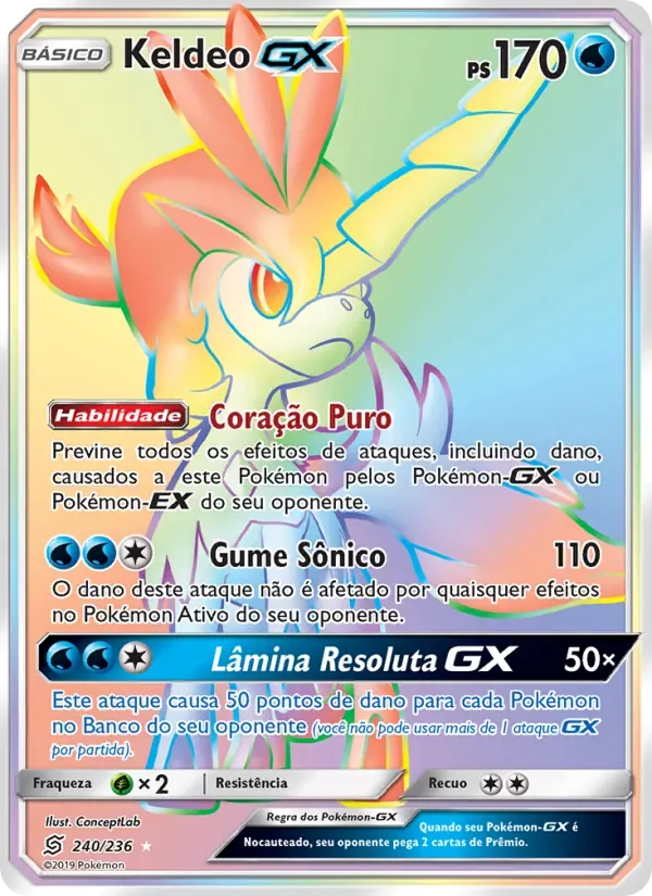 Keldeo GX 240/236 Sintonia Mental 