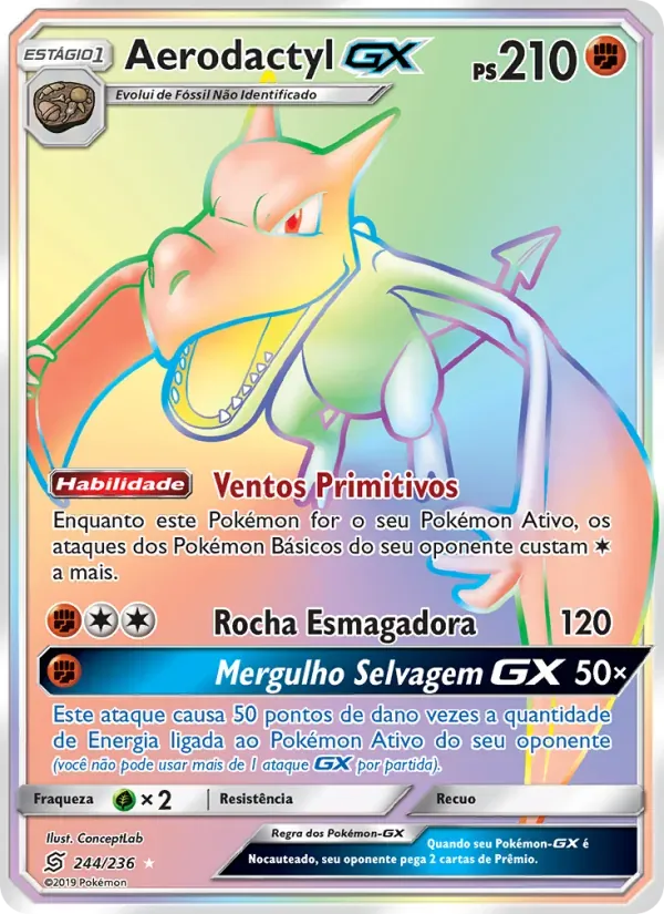 Aerodactyl GX 244/236 Sintonia Mental