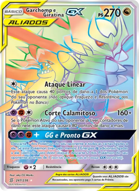 Garchomp e Giratina GX 247/236