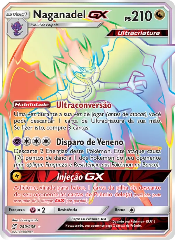 Naganadel GX 249/236 Sintonia Mental 