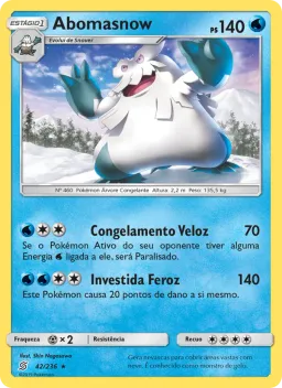 Abomasnow 42 Sintonia Mental