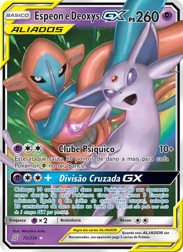 Espeon e Deoxys GX 72/236 Sintonia Mental