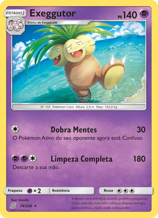 Exeggutor 74/236 Sintonia Mental 