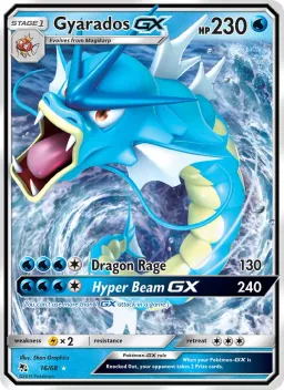 Gyarados GX 16 Destinos Ocultos
