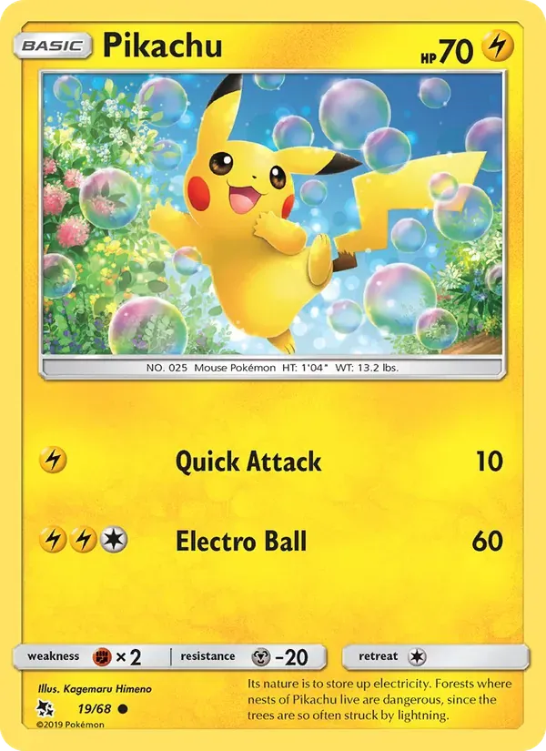 Pikachu 19/68 Destinos Ocultos