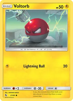Voltorb 21 Destinos Ocultos