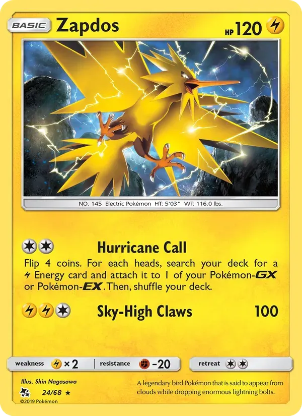 Zapdos 24/68 Destinos Ocultos