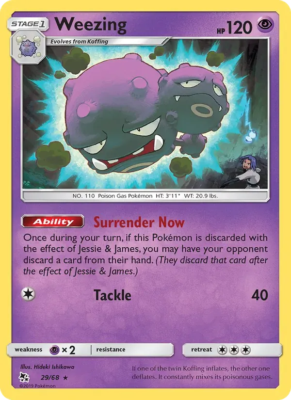 Weezing 29/68 Destinos Ocultos